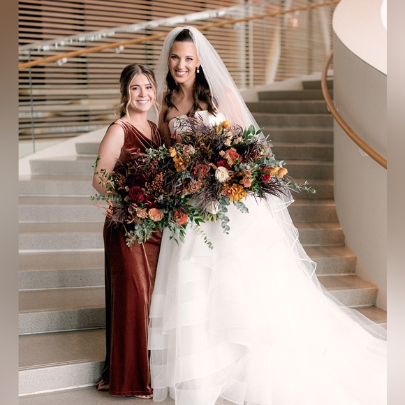 Revelry Bridesmaid Dress in Terracotta - Picture 4 of 6